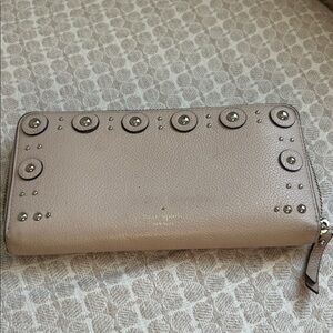 Kate Spade Taupe Studded Wallet